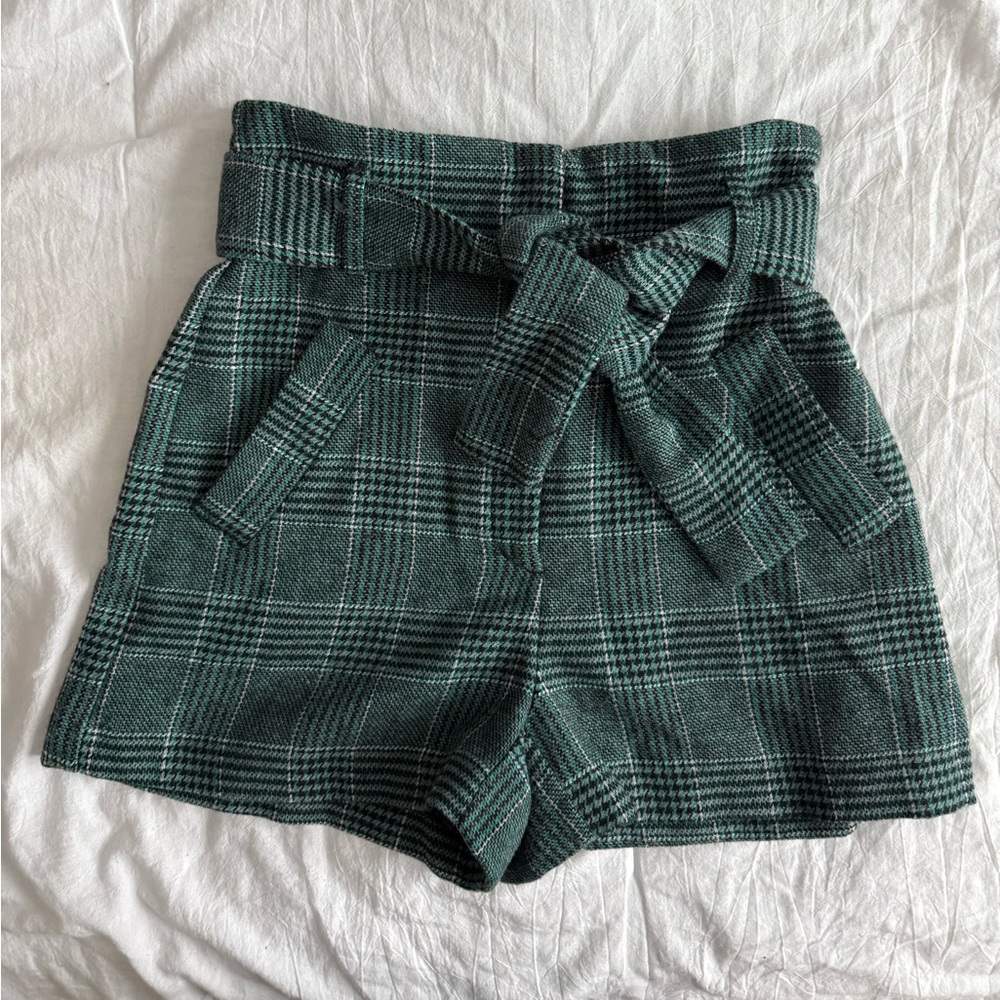House of Harlow Plaid Women's Shorts XS